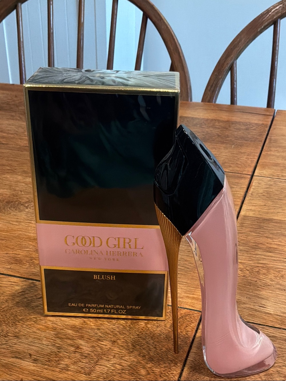 Carolina Herrera Good Girl Blush Pink and Black Stiletto Bottle